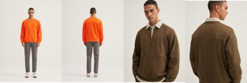 Men’s Frankie Half-Zip Sweatshirt – Ultra-Soft, Stretchable, and Oversized Comfort